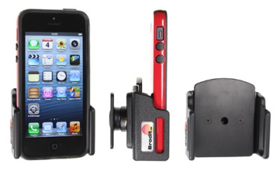 CarkitStunter.nl - houder Apple iPhone SE/5/6 met Skins (verstelbaar) 511428 #1 Brodit Specialist